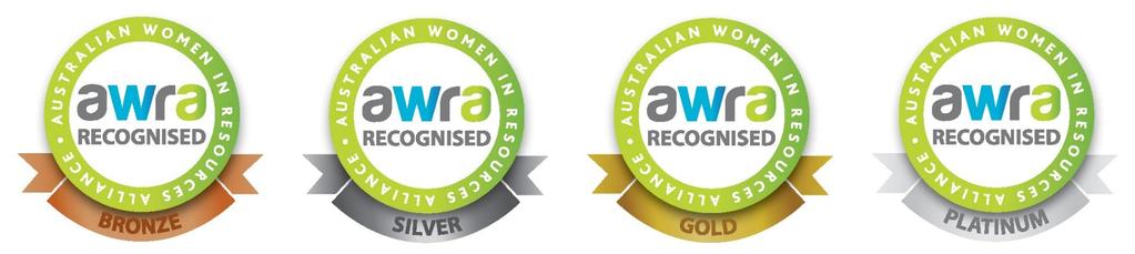 RECOGNISED The AWRA Recognised Program is based on the Diversity Program Review Framework (Moore, S 2012) incorporating