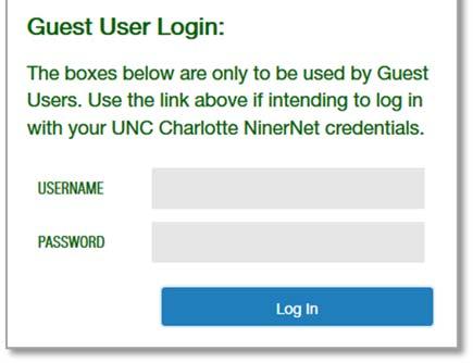 Basics NinerTalent USER GUIDE NinerTalent Access Logging In To access the system use your