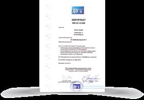 DIN EN ISO 9001 helps us to achieve this goal.