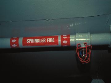 13. The sensor will activate a sprinkler inside the building to contain small fires. Fire codes may require these in the future.