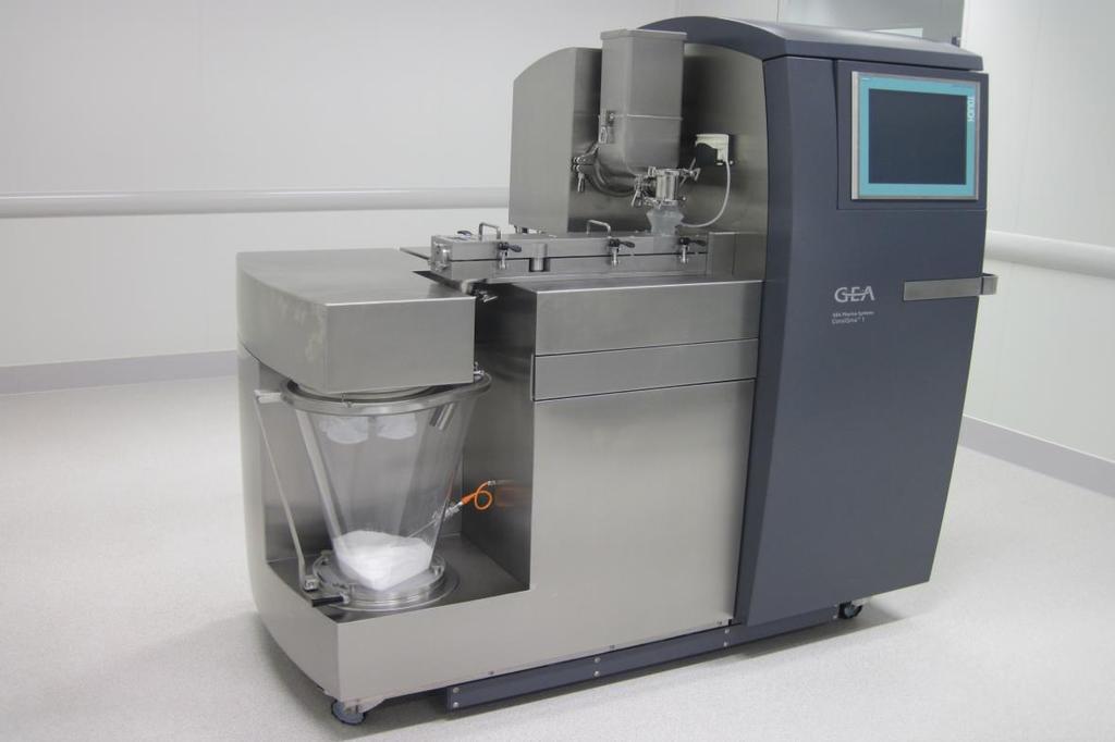 USE OF A CONTINUOUS TSG AND DRYING SYSTEM DURING FORMULATION DEVELOPMENT AND PROCESS OPTIMIZATION 2 1 Figure 1: ConsiGma TM -1 mobile laboratory unit: 1. Twin screw granulation module, 2.