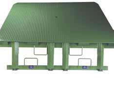 A SAFER, STRONGER DOCK LEVELER For decades, all dock levelers installed in a concrete pit have required an installer to place and weld steel shim under the front and rear frame of the dock