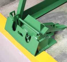 dock levelers. This forces oil through a maze of hoses and fittings between each system, increasing the risk of leakage.