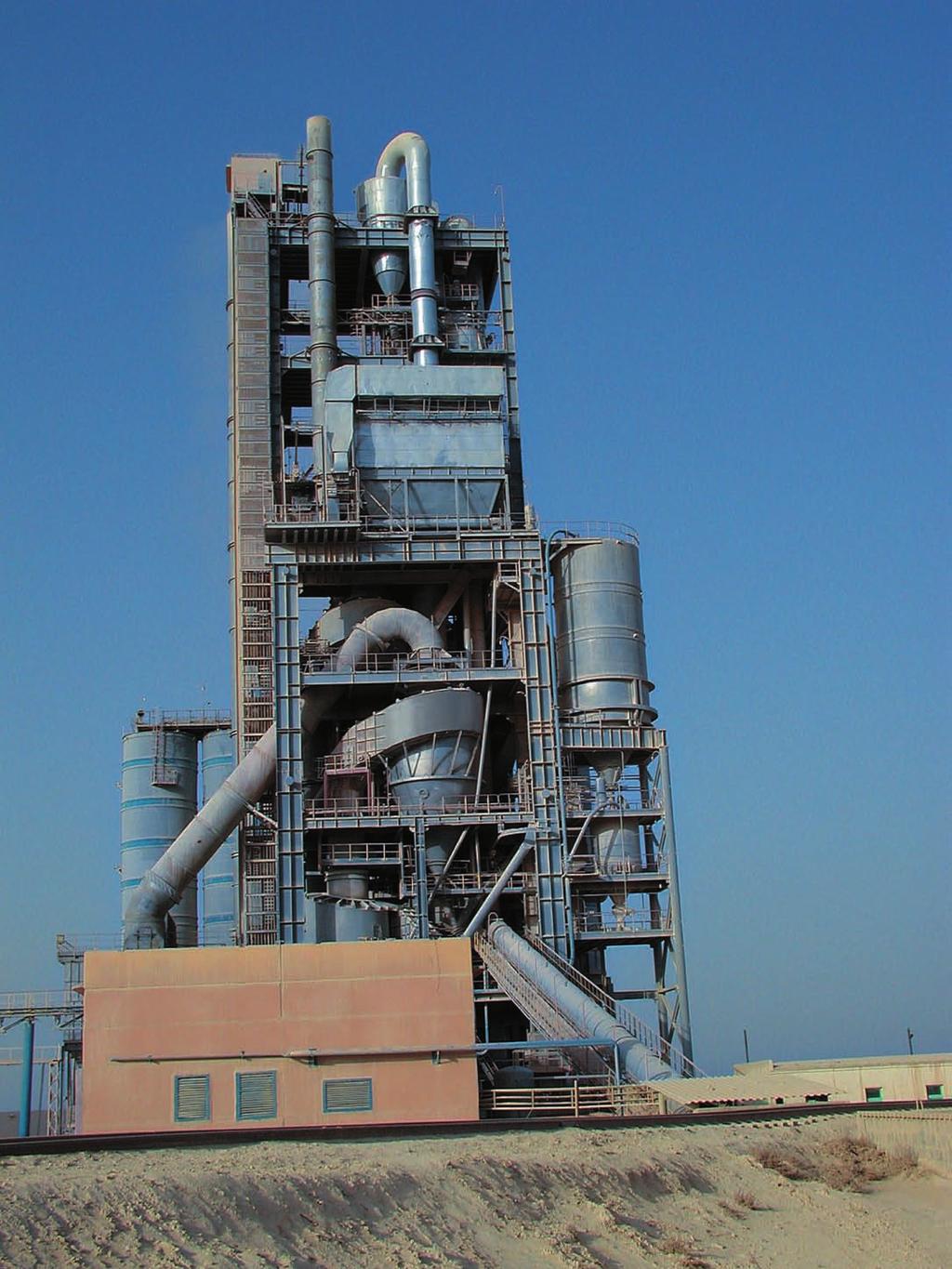 POLCAL systems have several vertically arranged cyclone stages and a reactor for thermal treatment of the raw materials as well as one or several cooling cyclones to cool the treated product.