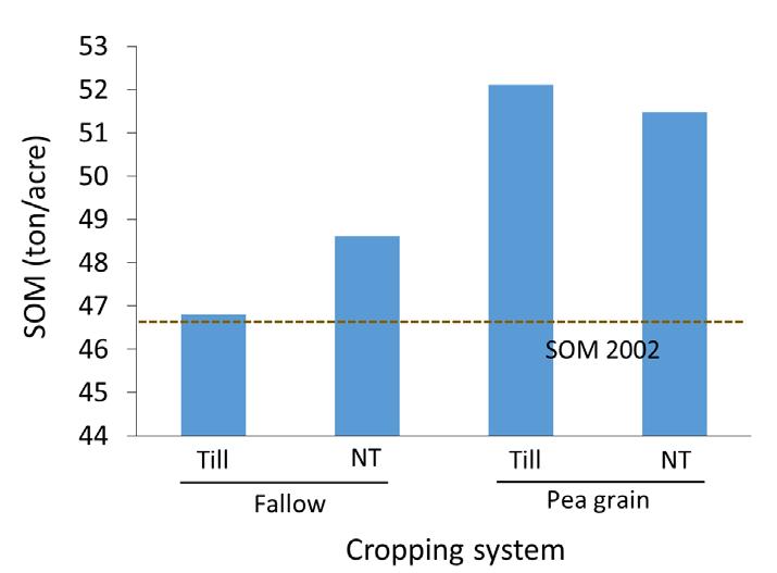 Crop rotation and tillage system effects c c b a
