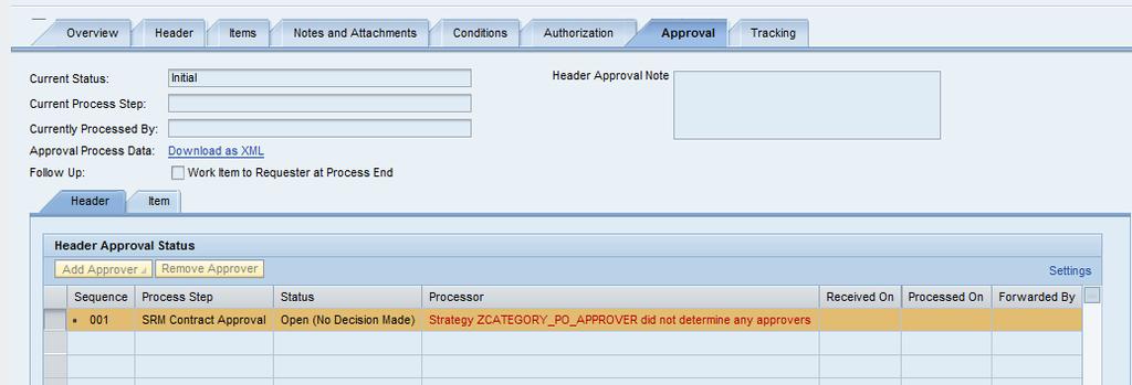 View Approval Process Using workflow, Umoja SRM automatically assigns Approver(s) to an Contract based on Delegations of Authority tables. To view the approval workflow for a Contract: 1.