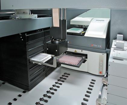 sample traceability for your records. 3 Minimize manual microplate handling A robotic manipulator (RoMa) arm moves all the plates to and from the Freedom EVOlyzer s various processing areas.