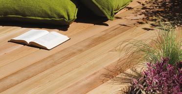 Produced from coastal grown, with tight growth rings and rich colouration Cedardeck exceeds Lumber Association grading standards Features warm colours,