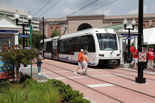 Virginia s first light rail. Norfolk TIDE Light Rail Final cost of $318.5 million, the lowest cost per mile nationwide of any recent light rail system ($43 million per mile). 7.4 miles.