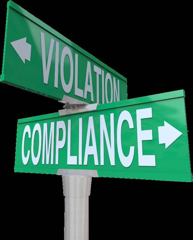 4. Create a flatter organization Report and handle compliance failures appropriately: If