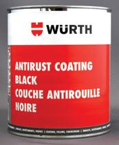 ANTIRUST COATING- BLACK Art. No. 890.180900 946 ml Super hard non-porous coating that kills rust and permanently seals out moisture, rust and corrosion. Excellent on rusted or new metal.