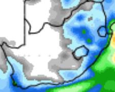 The week of 14 July 2018 shows a possibility of dry and cool weather conditions over the Western Cape province, while the northern parts of the country could experience light showers (Figure 10).