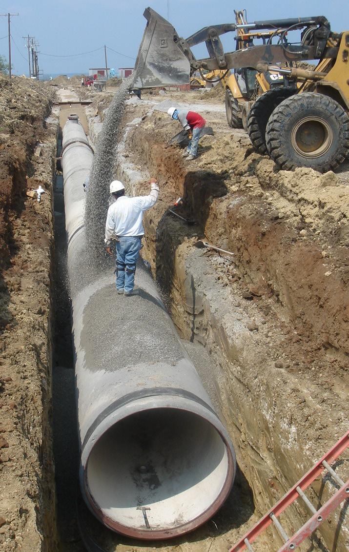 Municipal and water district pump station and transmission pipeline design, water distribution and wastewater collection systems and storm drainage systems