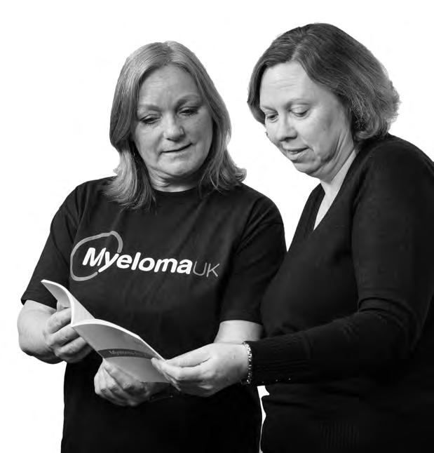 For more information Myeloma UK provides a wide range of information covering all aspects of the treatment and management of myeloma.