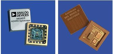 Figure 1.1: High performance ceramics packages for accelerometers and gyroscopes (from Analog Devices and Colibrys ).