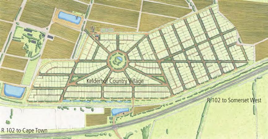 2. Site Description Diagram 1: Site development plan Kelderhof Country Village is located in close proximity to Somerset West, along the R102 (van Riebeeck Rd).