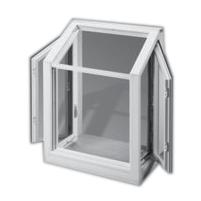 configurations Bay windows constructed with double-hung or casement end units