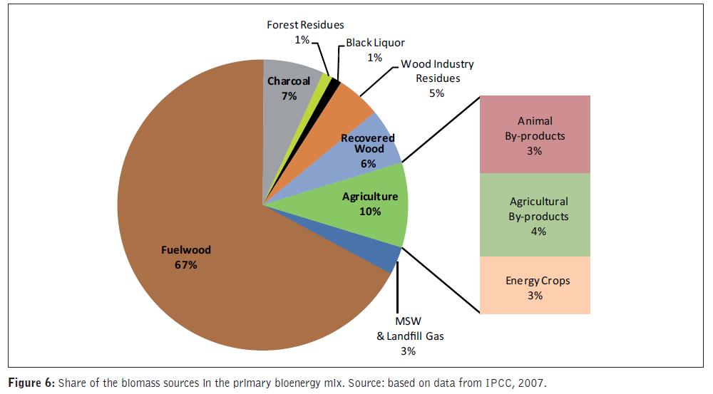 Of the share renewables, close to 50% is coming from biomass fuels for domestic use.