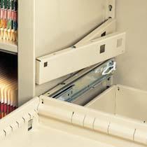 A variety of drawer sizes can be custom compartmentalized to provide instant organization.
