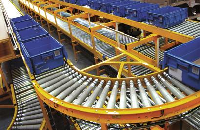 Modern 24 volt conveyor technology: Strengthen your competitive position with low operating costs 24 V drives are the optimum solutions for curved and straight sections in container conveying