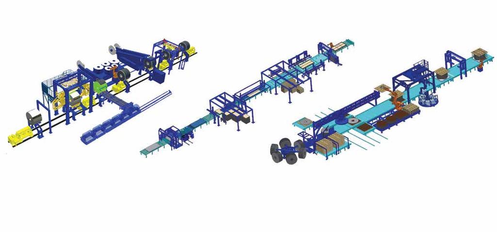 Bottom sheet feeder with canal plastic 3D-Model of bottom sheet feeder 4. Top cover installation 5. Longitudinal Strapping Top cover installation is made by manipulator.