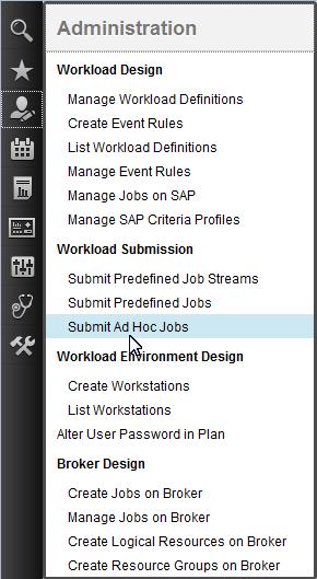 Scenario 3: Submitting an Ad Hoc Job into a Specific Job Stream Instance Ad Hoc jobs are jobs that are not defined in the database and that are created to run immediately or very soon.