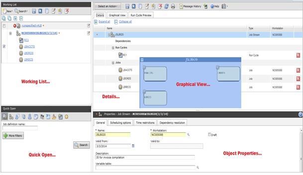 Creating and managing workload definitions Use Workload Design to create and manage workload definitions and event rules, and to manage SAP jobs and criteria profiles.