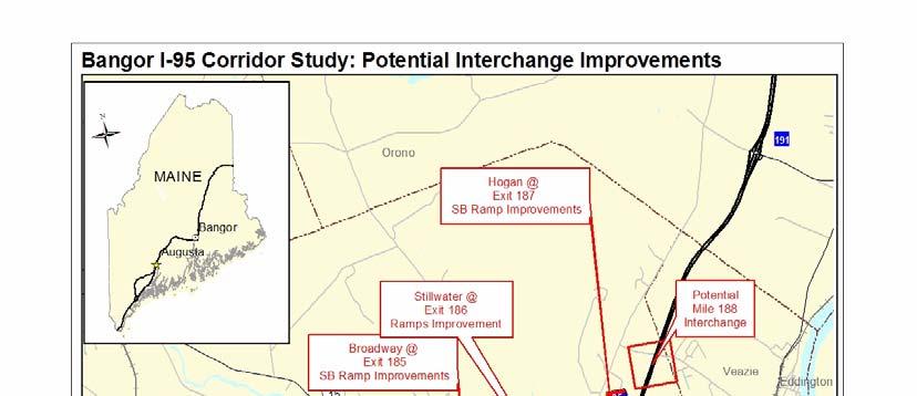 4. Interchange Improvements In this study, potential interchange