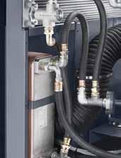 Automatic drain: ensures no air loss during condensate removal (only in combination with internal water separator).