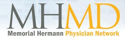 Memorial Hermann Health System Our Memorial Hermann Physician Network, MHMD, comprises