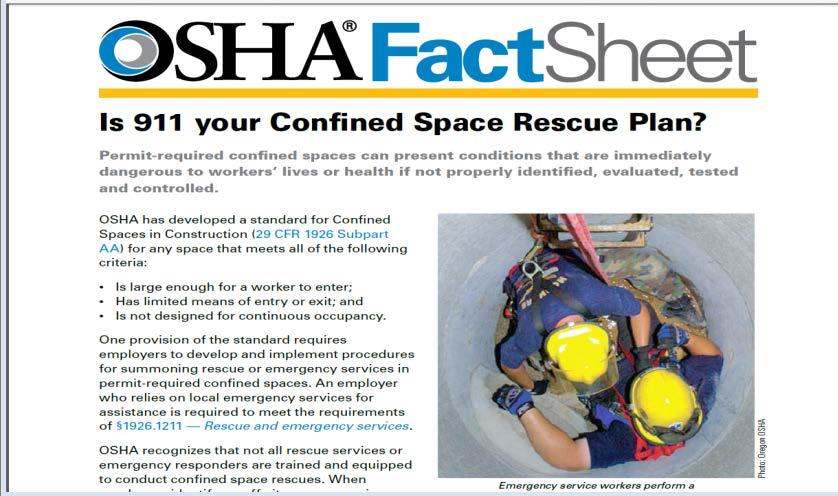 Safety OSHA 3918
