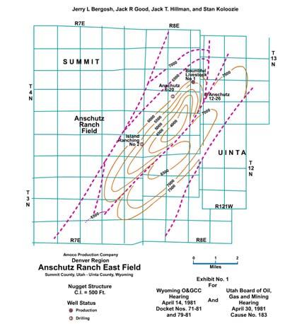 Additional Drilling Reveals a Bigger Prize Offset drilling indicated original structure was larger Anschutz 12-26 Spud January, 1980 encountered separate Nugget