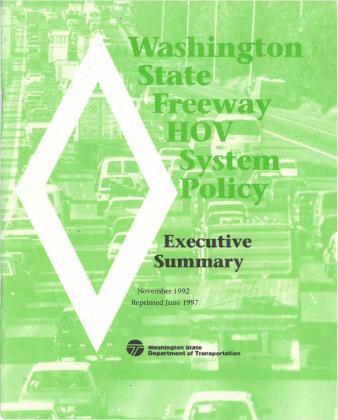 2. HOV Solutions and Congestion Management Strategies The HOV Policy/Managed Lanes Strategy section of the State Facilities Action Plan proposes a work plan to address declining speed and reliability