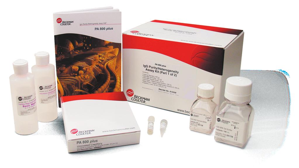 Supplies and Resources Reagents SDS-MW Assay Kit 390953 390953 SDS-Gel Multipack (4 bottles) A30341 Supplies and Accessories Universal Vials A62251 200 μl Microvials (pkg of 100) 144709 Items can be