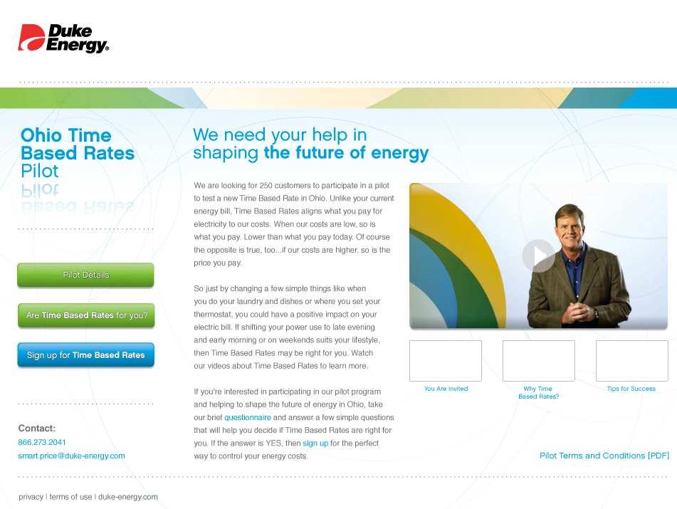 Utility-centered Approach to Energy Efficiency Awareness Information Power Manager PowerShare Demand
