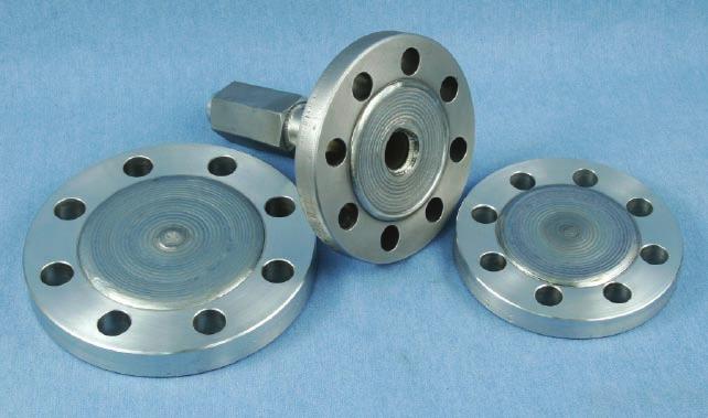 Flanges Clad with Super Alloy (before machining) Flanges
