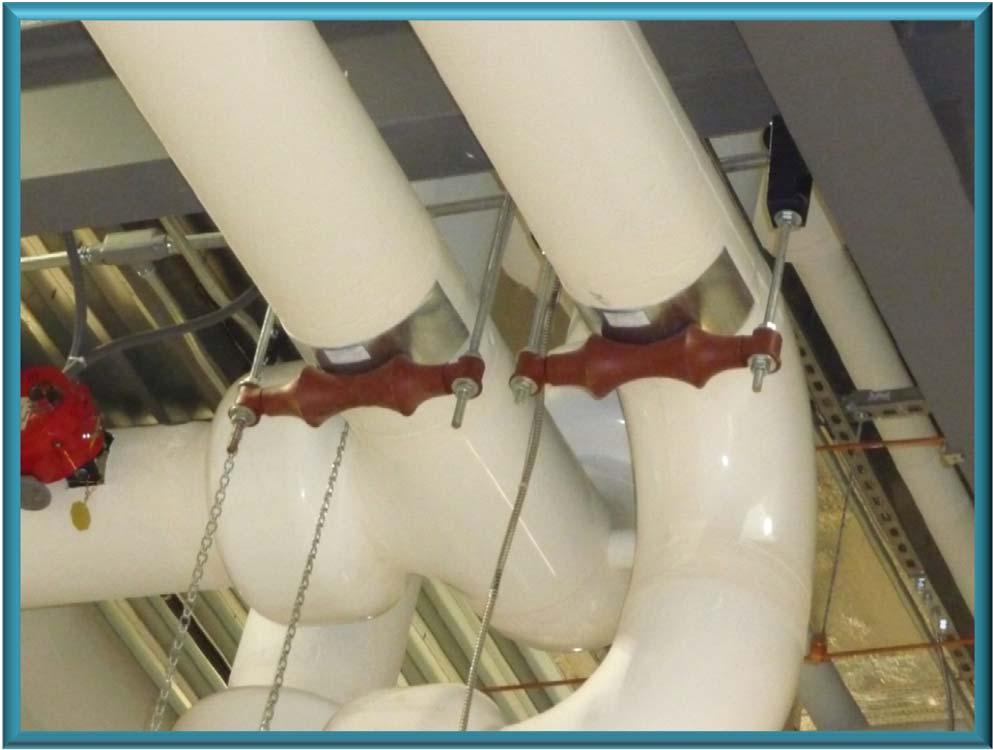 Insulation Insulated pipe supports must match the