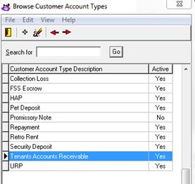b. On the Main Tab i. Select correct Account Description and Type of Account by using drop down arrows ii.