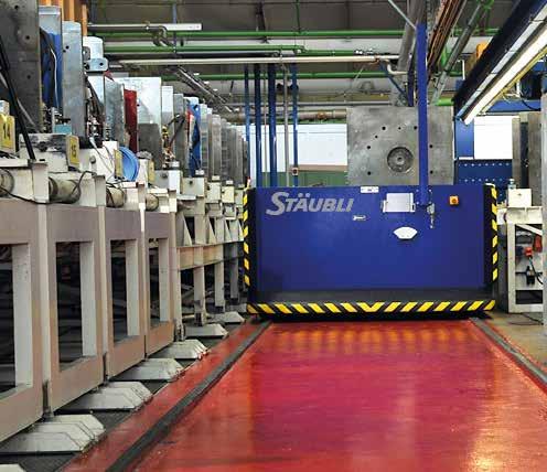 Loading systems designed for easy mould movement All Stäubli tables and carts are fitted with a loading system according to your specific requirements: manual push - Simple and affordable