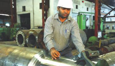 QADRI BROTHERS ( PVT. ) LTD. Unit # I Steel Foundry annually producing 5000 tons castings with max. single-pour 30000 kgs.