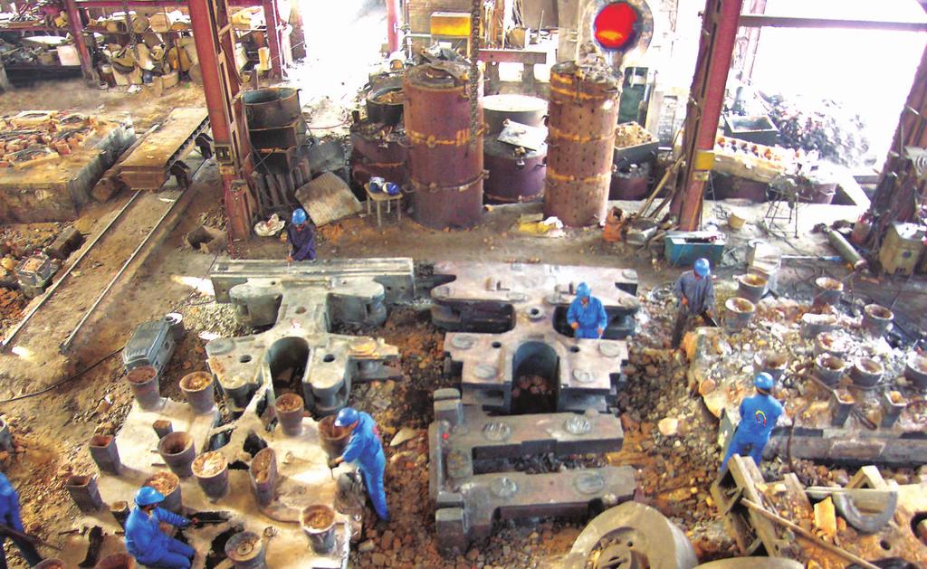 Jobbing-type foundry located in the port-city of Karachi.