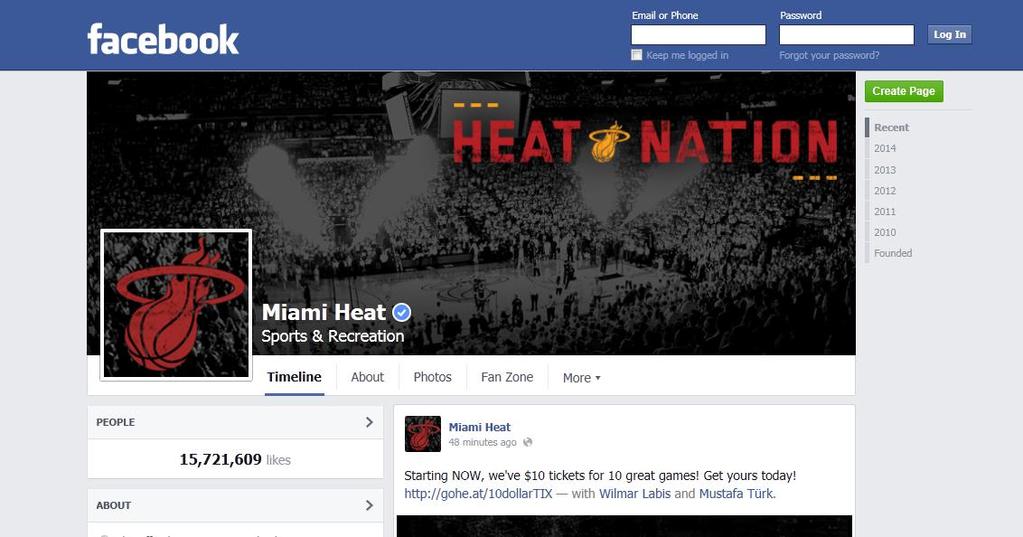 SOCIAL MEDIA The Miami HEAT s Social Media network has the most dedicated and
