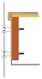 Void edge balustrade side elevation (timber structure fixing). Figure 14. Timber structure fixing details.