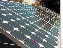 large solar array efficiency has only reached 11%» 1kW at 11% efficiency requires a collecting area of