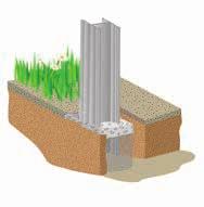 For example, a 500mm high wall will require a 1100mm post, this will take 4 x 150mm x 50mm sleepers (the first sleeper should be embedded 50mm into the ground).