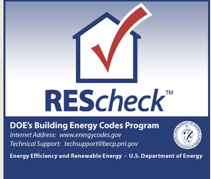 REScheck TM Software www.energycodes.