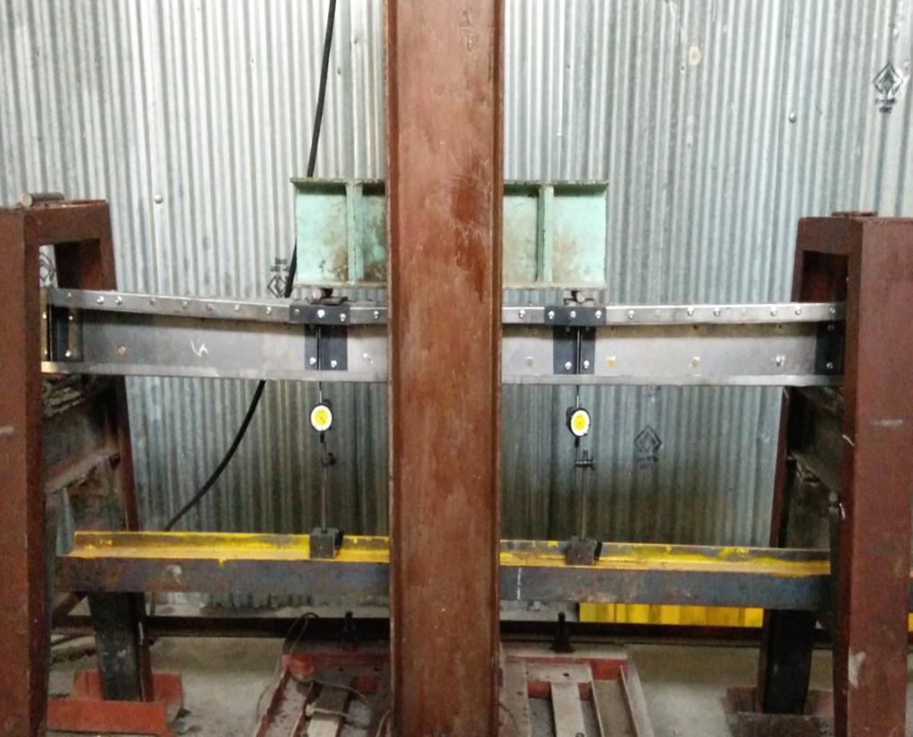 Flexural Behaviour of Stiffened Modified Cold-Formed Steel Sections Experimental Study Bolting and welding was employed for jointing and spacing specifications were taken from IS 801.