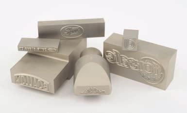 Two Part Dies Where thin materials need to be embossed with a design, two part dies are manufactured with male and female versions of the same impression so that the material is evenly deformed.