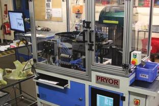 Production Line Integration With in-house mechanical, electrical and software development, Pryor can provide turnkey marking systems or integrate to production processes.