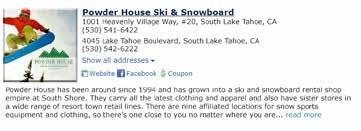 An enhanced listing on Tahoe.com. Analytics to measure your campaign s suess. Facebook integration.